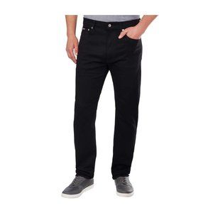 NWT Calvin Klein Mens Slim Straight Jean Size 36W x 29L Classic Black $90 WW50